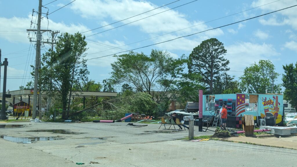 Susie Q Malt Shop destroyed by tornado in Rogers Arkansas